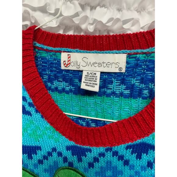 Jolly Sweaters Tropical Flamingo Christmas Pullover – Size Small - Picture 5 of 5